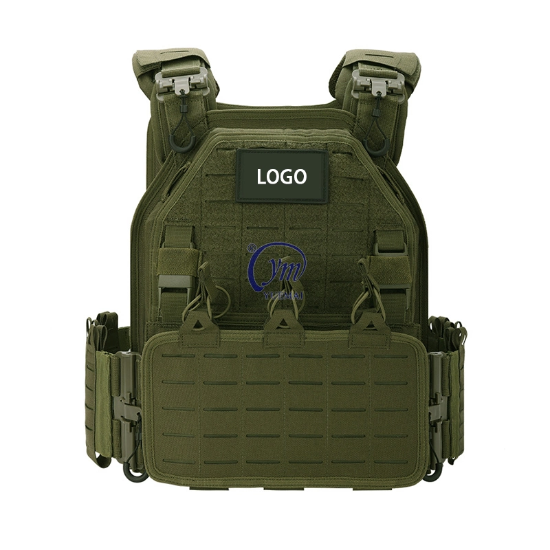 2022 Custom Chaleco Tactico poliéster Oxford Fabric outros policiais Molle portador da placa de táctica militar Vest