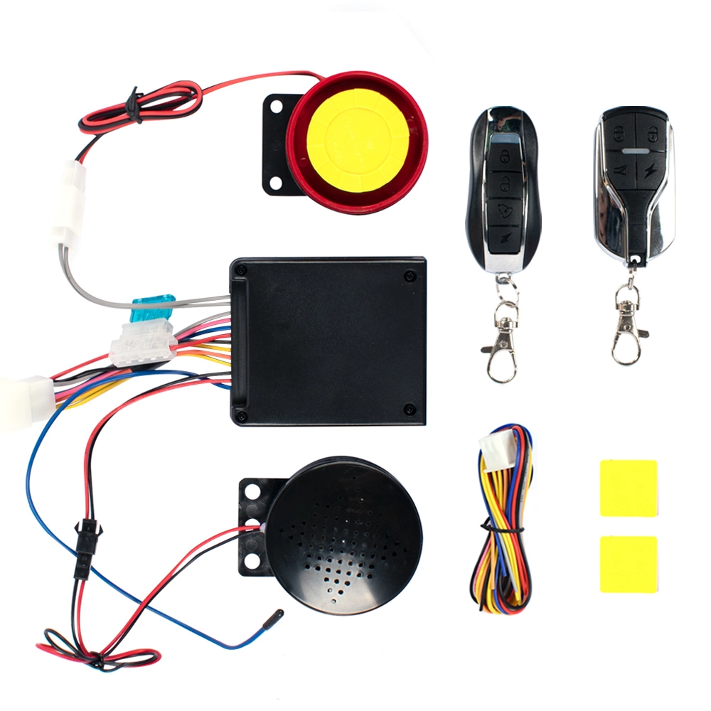 LED Protection Two Way Pke Display Security System Motorcycle Alarm