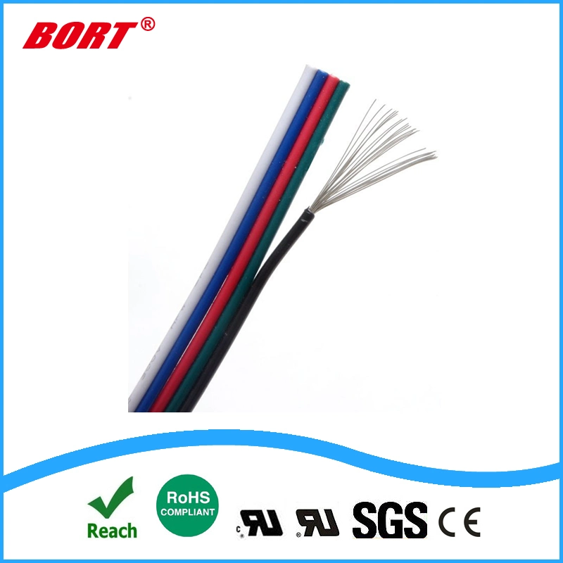 Wholesale UL Certified UL2468 Flat Ribbon Cable RoHS LED Lighting Audio Cable Automotive Wire