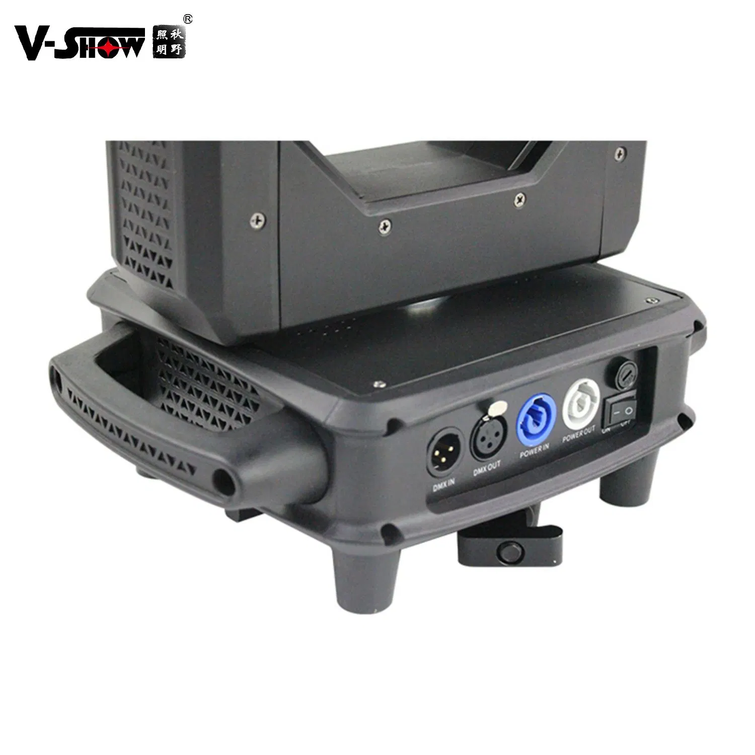 V-Show 80 Watt Super Beam Moving Head Stage Lights Halo Effect LED Moving Head Beam DJ Night Club Disco Stage Light for Party Wedding