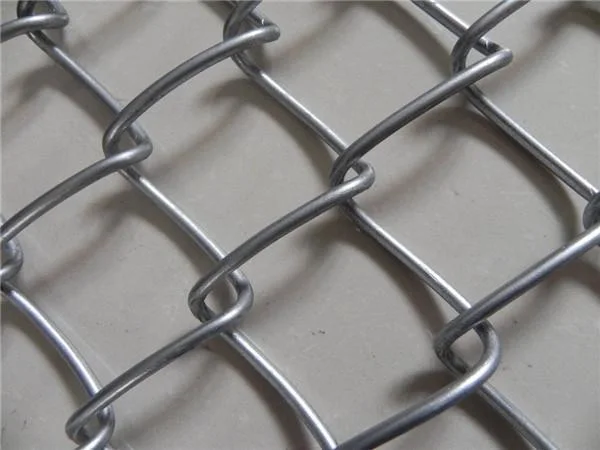 9 Gauge 5*5cm 6 FT Galvanized Diamond Mesh Wire Chain Link Fence