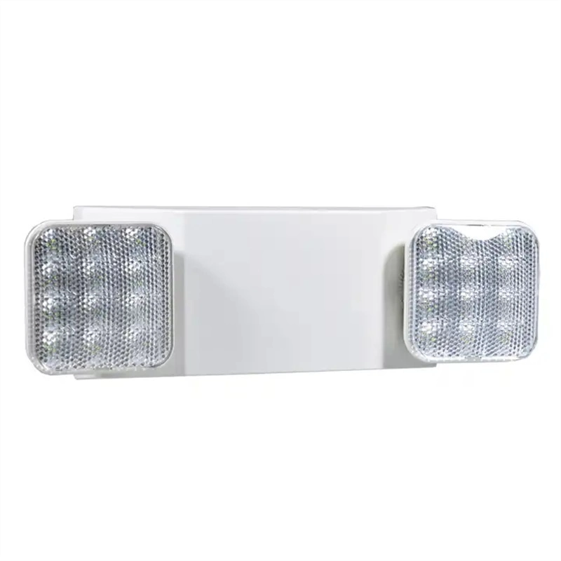 2*12PCS LED 2835SMD إضاءة طوارئ LED بلاستيكية عالية السطوع بتقنية FIE مصباح طوارئ ببقعة مزدوجة مع RoHS CE