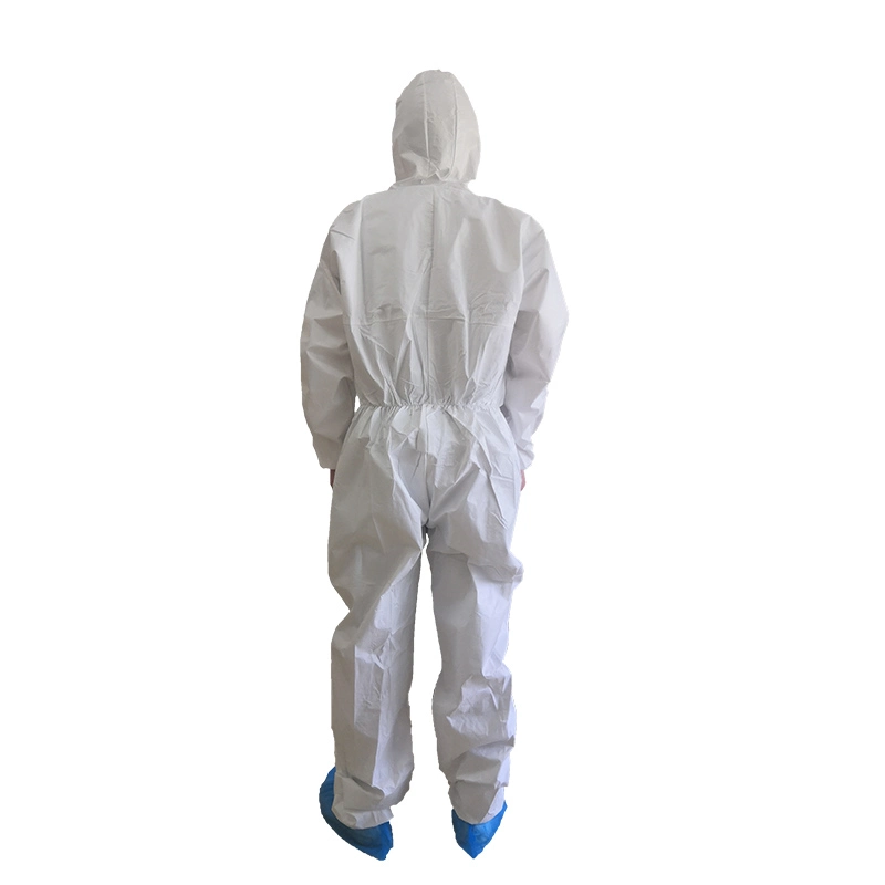 Wholesale/Supplier PPE En14126 Type 4, 5, 6 Disposable Coveralls Medical Protective Suit Coverall Protective Clothing