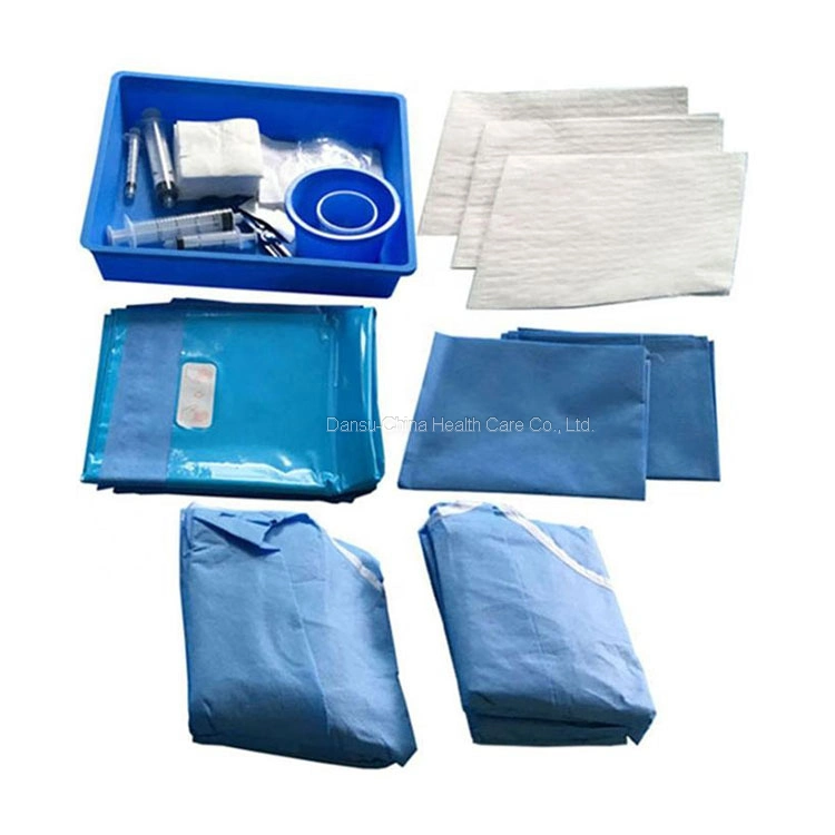 Kit ophtalmologie Chine OEM Cataract instruments de chirurgie oculaire Set Surgical Drapé Ophthalmology Pack Eye Operation Tool Pack