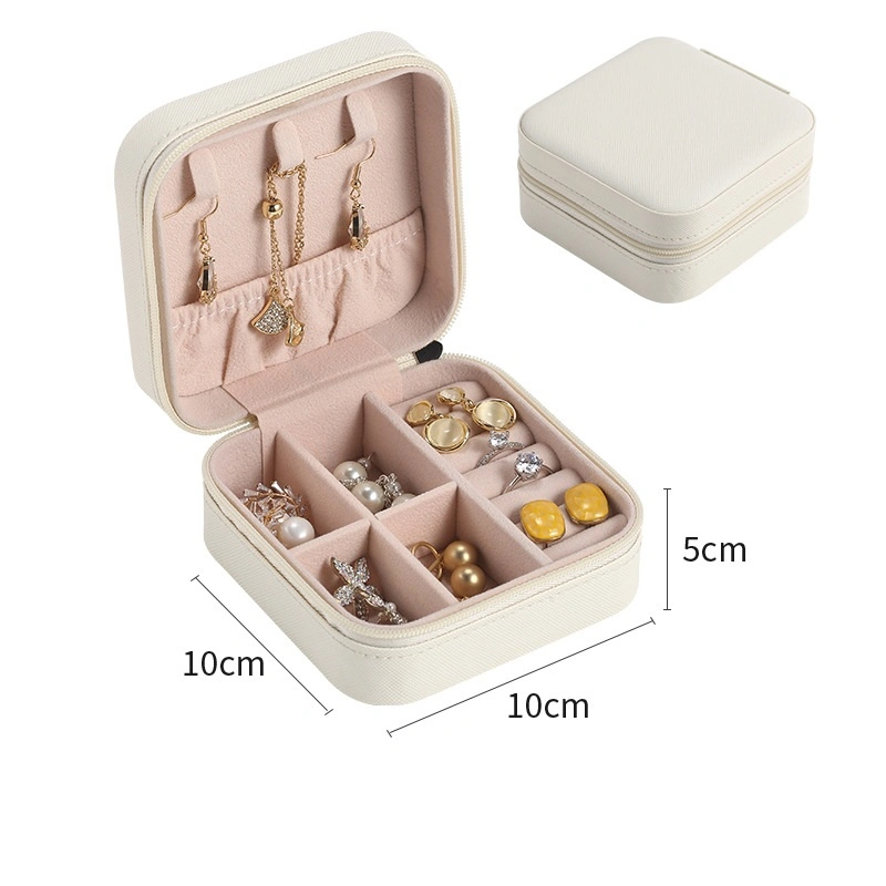 Luxury Portable PU Leather PVC Cardboard Jewelry Set Gift Packaging Box