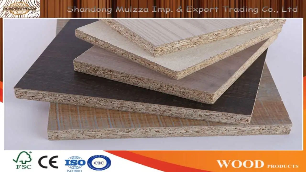 Cheap Price and High quality/High cost performance  Plain Particle Board Melamine Coated Particle Board for furniture and Decoration