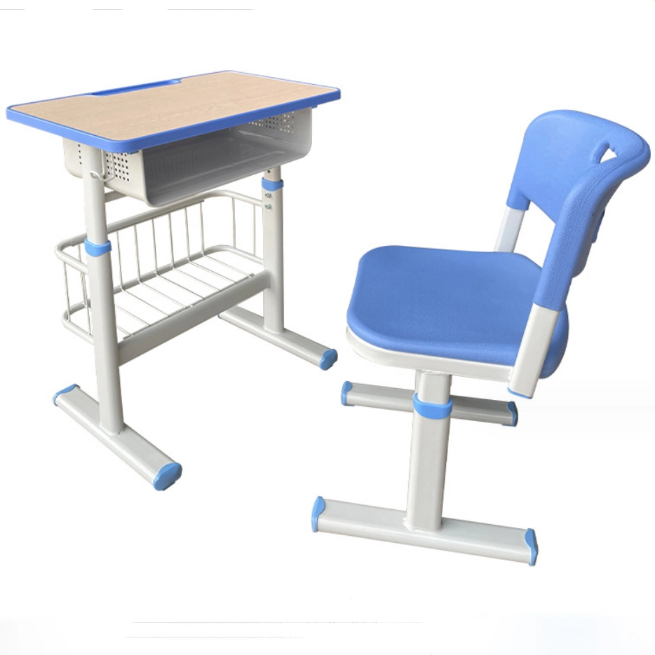 Оптовые продажи Деревянный одношкольный стол и стул для студентов Школьная мебель