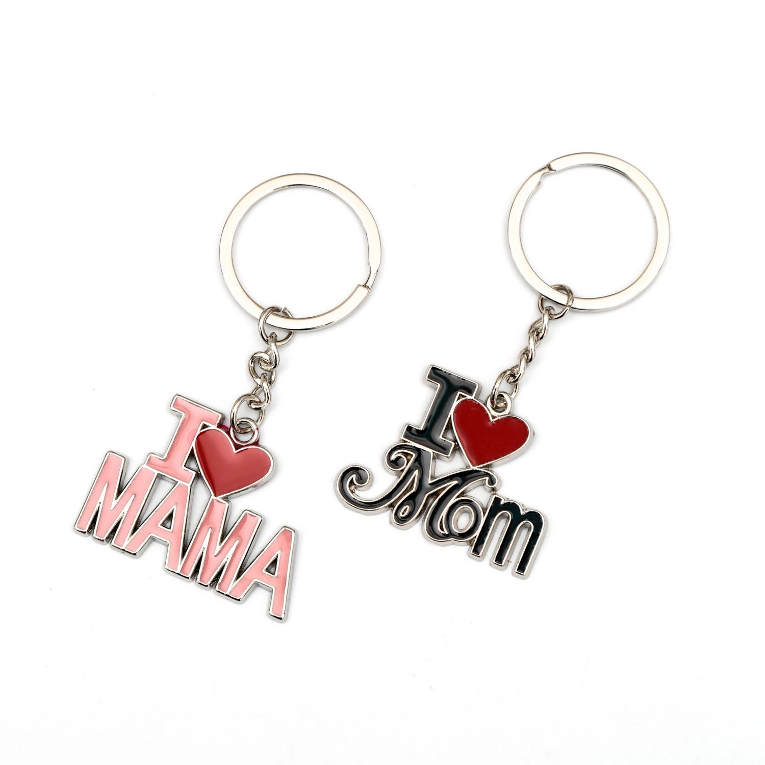 Wholesale/Supplier Custom Soft Enamel Logo Silver Broken Heart Metal Key Holder