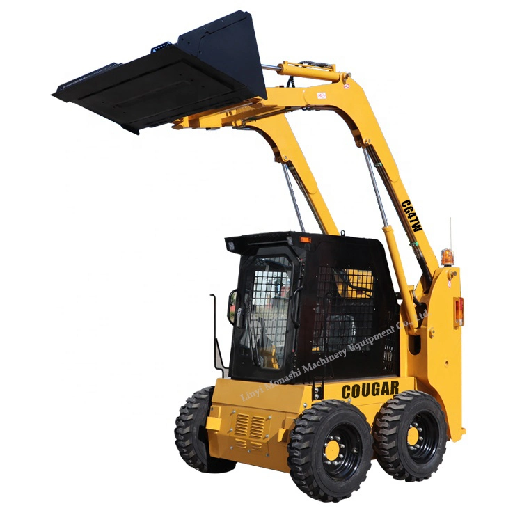 Crawler and Wheel Skid Steer 300-1500kgs Ts50 Skid Steer Loader 75HP Skid Steer for Sale