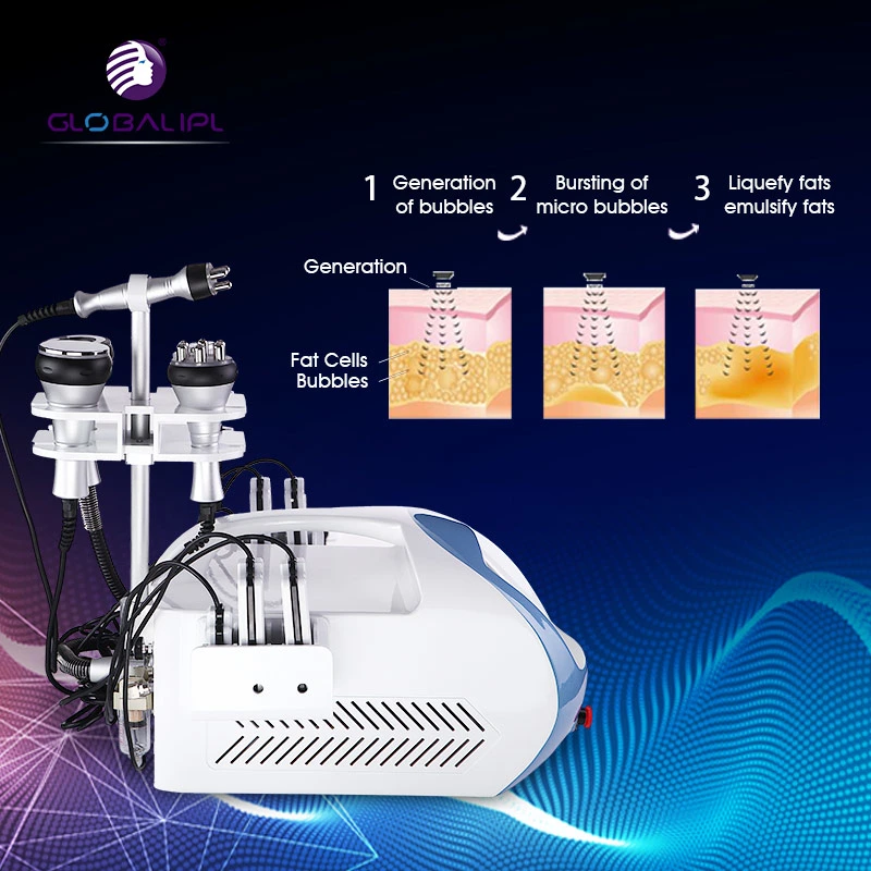 RF Cavitation Vacuum 3 in 1 System Body Shaper Slimming Fat Broken Fat Burning Machine