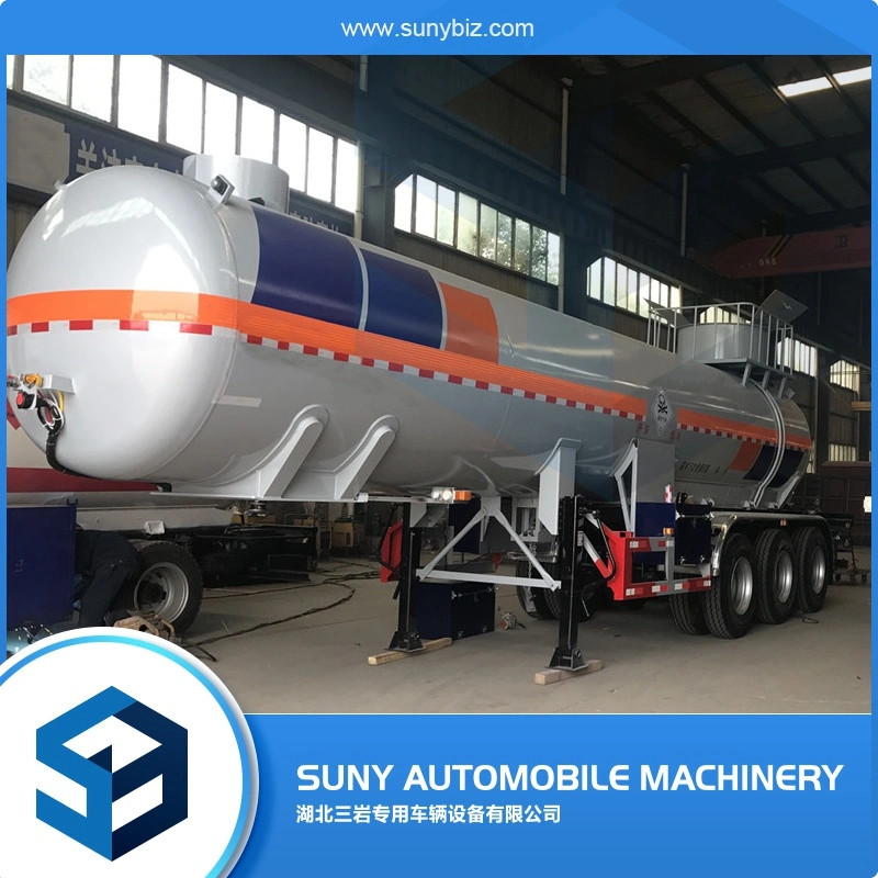 Cheap 20tons LPG Semi Trailers Gas Tank Transport Trailer for Sale