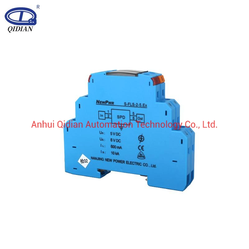 Signal 5V DIN Rail Mounted Lightning Arrester Inline Surge Protector for Control System PLC/Dcs SPD Surge Arrester Control Signal Lightning Arrester