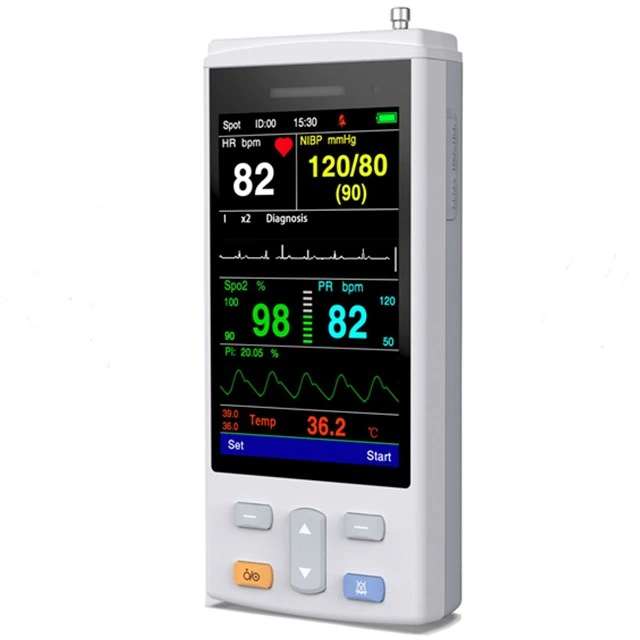 Professional Medical Devices Portable Handheld Multiple Parameter Vital Sign Medical Instrument