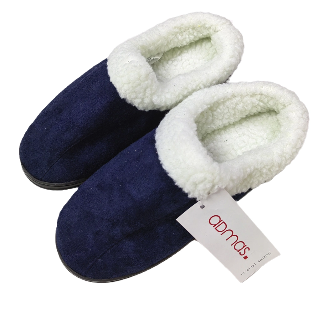 Fleece-Lined Warm Snow Boots Men&prime; S Home Boots Winter Slippers Heel Indoor Fluffy Shoes