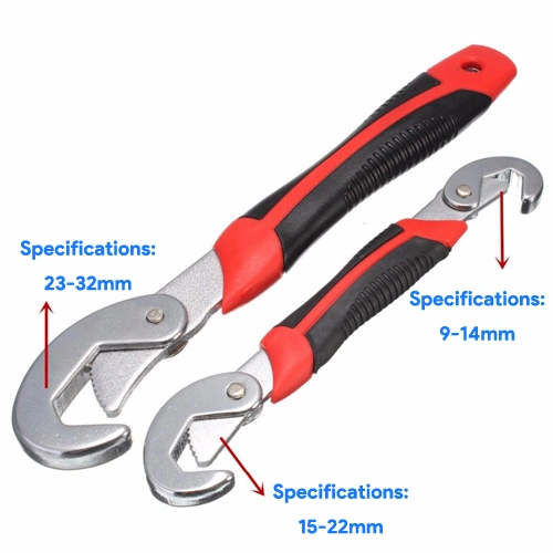 Snap N Grip Universal Wrench Set