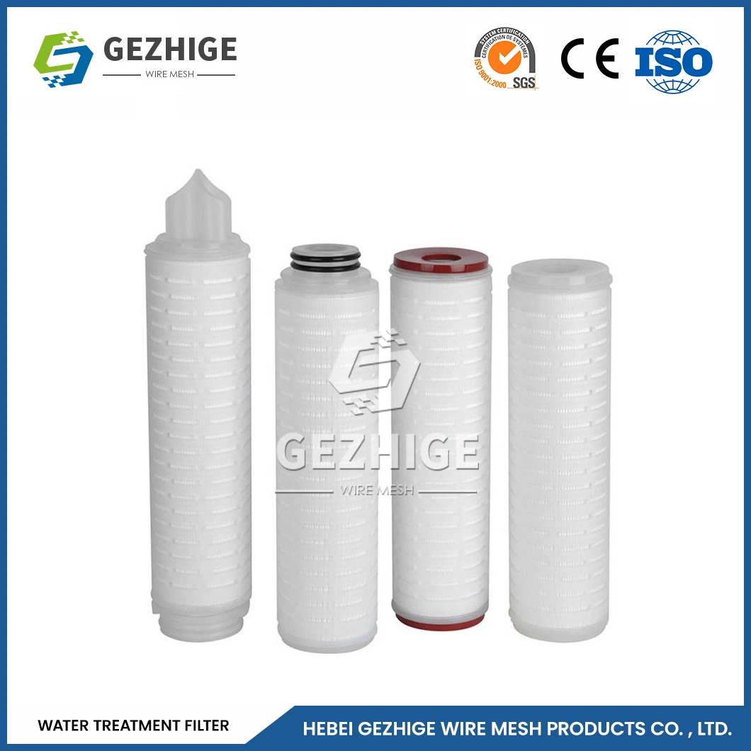 Gezhige PP tratamiento de agua cartucho Mayorista/Proveedor gravedad fácil de usar Filtros de agua de purificación China 40 temperatura de funcionamiento filtro Micron de 10" Cartuchos