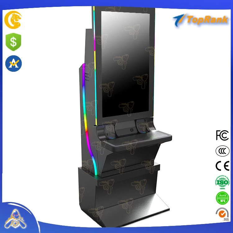 China Supplier Ultimate 43 Inch Monitor Fire Link Power 2 Multi 8 in 1 Curved Skill Game Casino Software Cash Gambling Slot Machine Cabinet