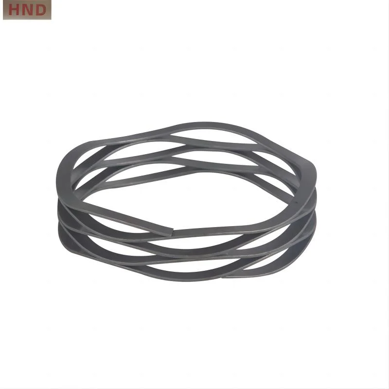 Design of Flat Wire Compression Valve Multiturn Wave Spring Stainless Steel 17-7pH Flat Wire