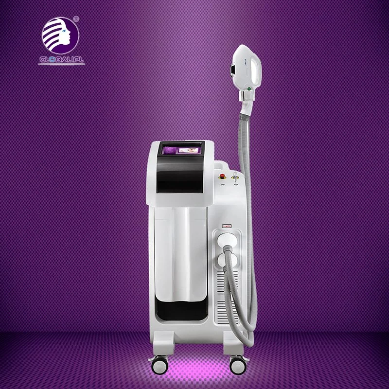 4 Handpiece Beauty Machine IPL + E Light + RF + YAG