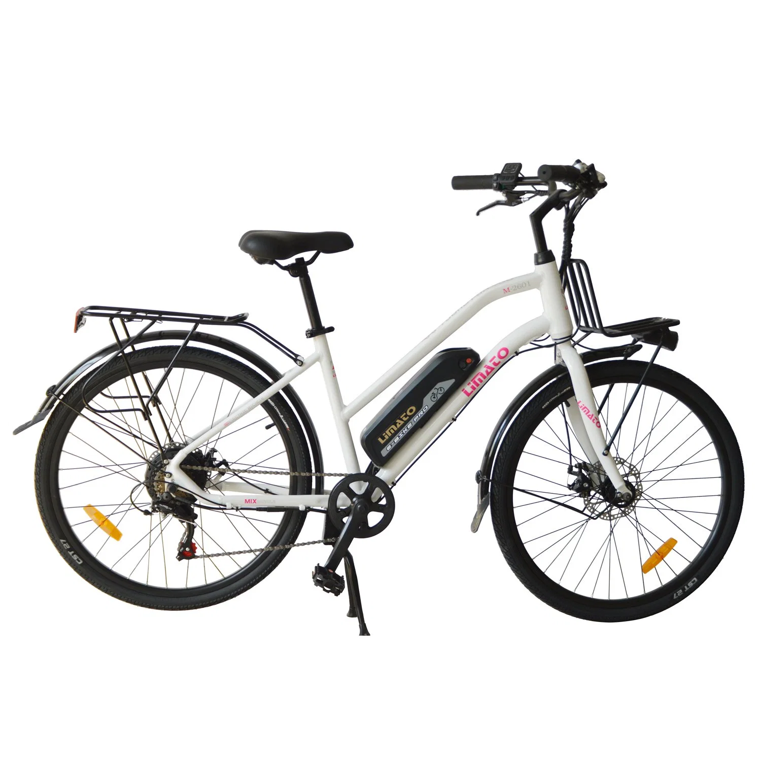 26 Inch Aluminum Alloy Electric City Bike Lithium Power Ebike for Women
