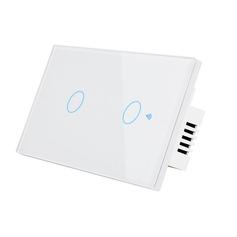 Interruptor de pared táctil Tuya Google Home WiFi 1 2 3 Interruptor de luz inteligente de 4 vías sin punto muerto