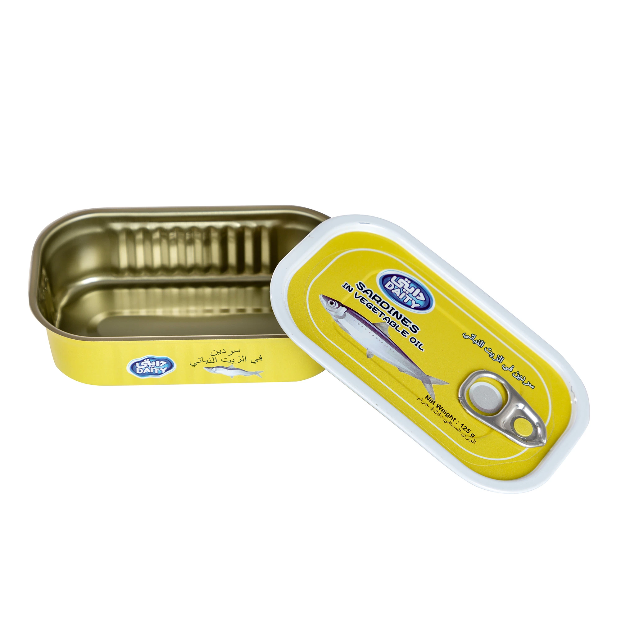 Wholesale/Supplier Food Grade Oval Canned Fish Tin Cans for Food Canning