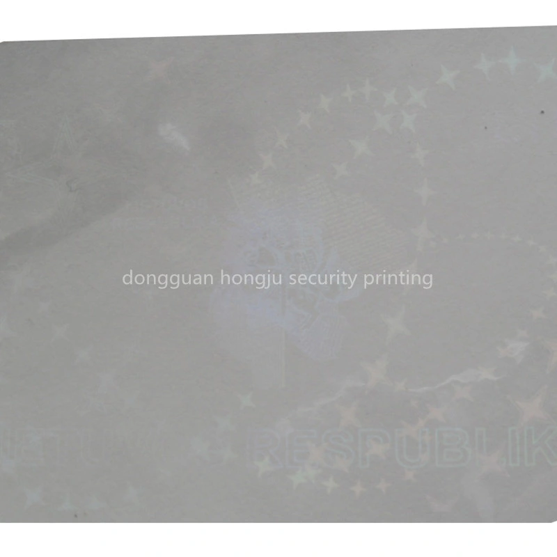 Security Custom ID Card Size Thermal UV Laminate Transparent Hologram Lamination Pouch Film