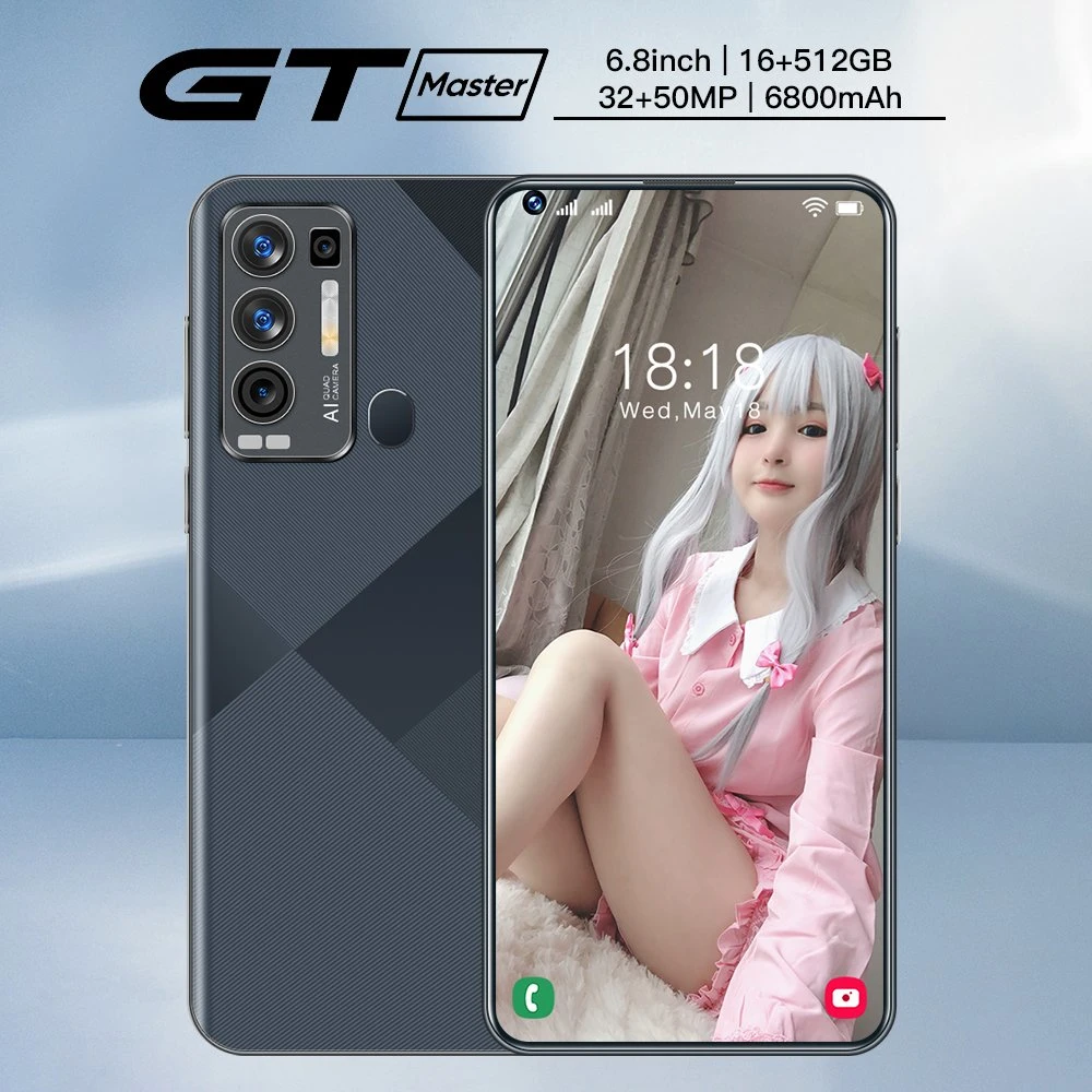 Global Mobile Phone OEM/ODM Version Cellphone Gt Master 8GB/256GB 7.2 Inch Dual SIM 4G 5g Smartphone