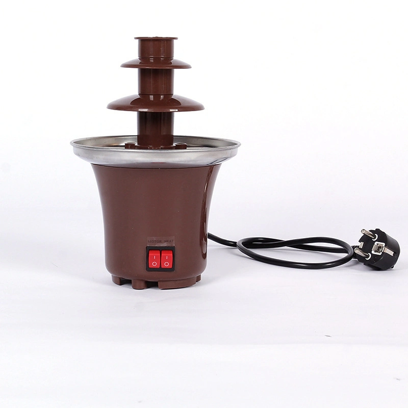 Stainless Steel Home Use Chocolate Fountain with 3 Tiers