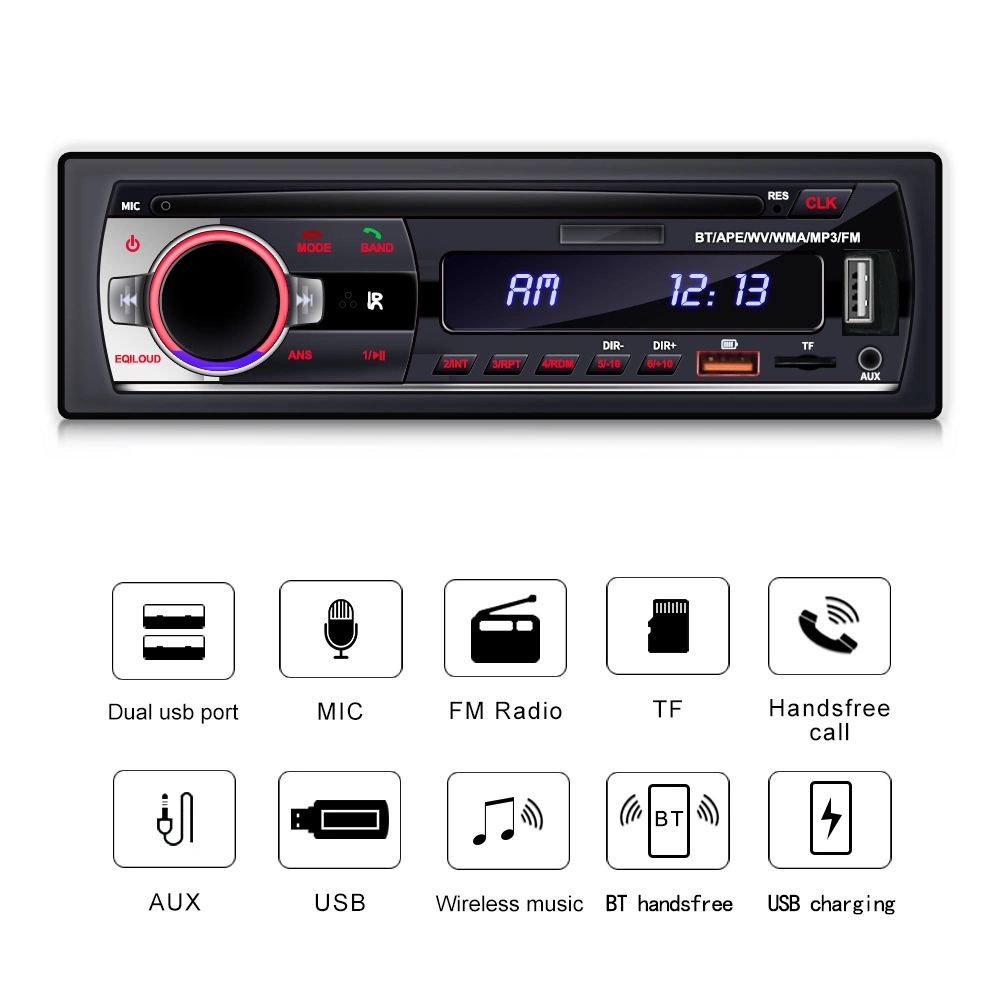 Pure Back Multimedia on Cars Sepor Portable Cable Android Used Fram Rove 1080P Pioner 8619 1DIN Car DVD Player