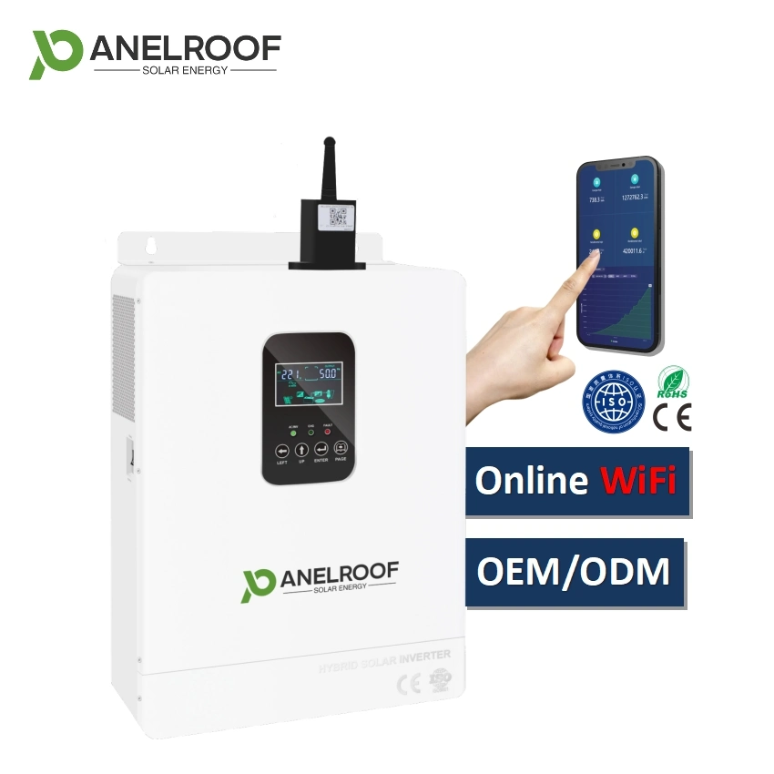 Panelroof Online WiFi Monitoring Complete 5kw off Grid Solar Storage System