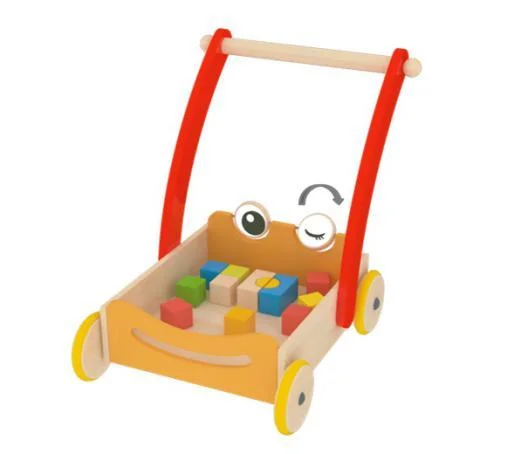 Wooden Educational Toys Baby Walker Blocks Walker Wooden Toys for Child and Baby