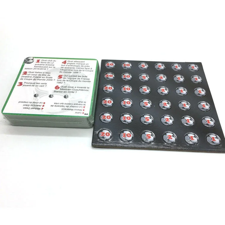 Custom Printing Card Game Set Packed by Tin Box and Card Box