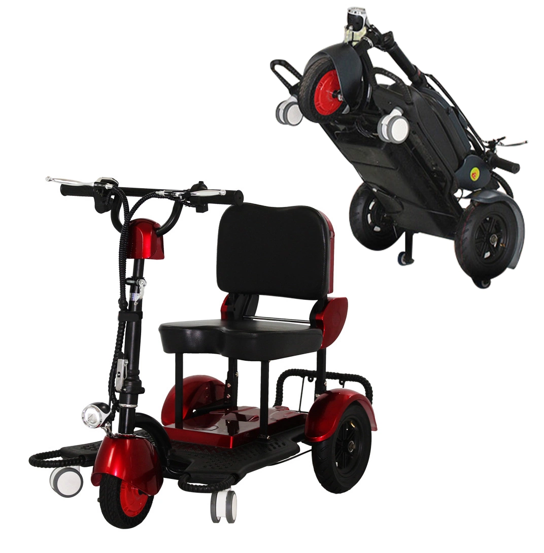 Plegado de ancianos e impedidos de Originales de fábrica Scooter 48V 12Ah Scooter de movilidad de discapacitados eléctrico plegable