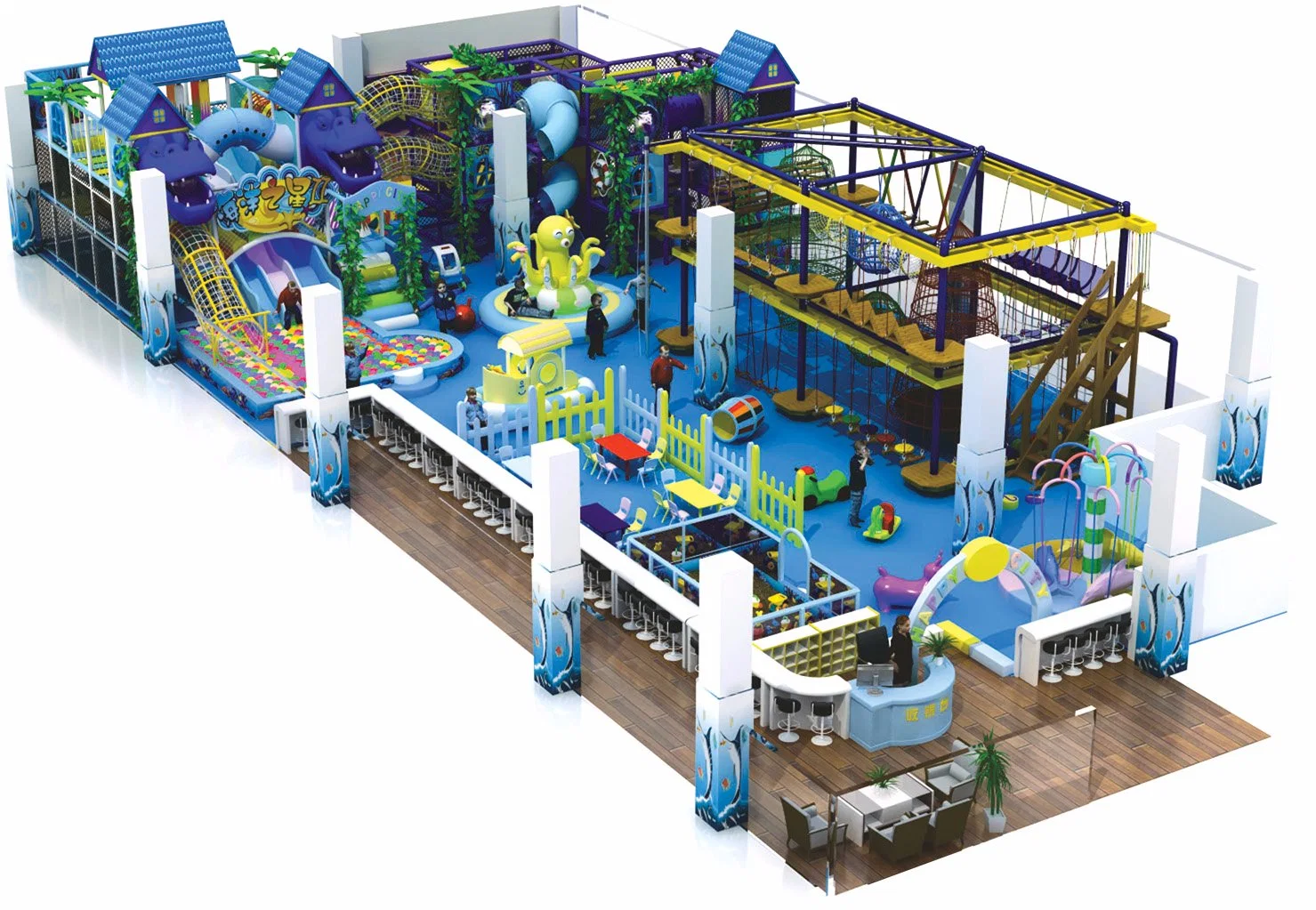 Большой Приключенческий Soft Indoor Play Center Playground Оборудование для продажи