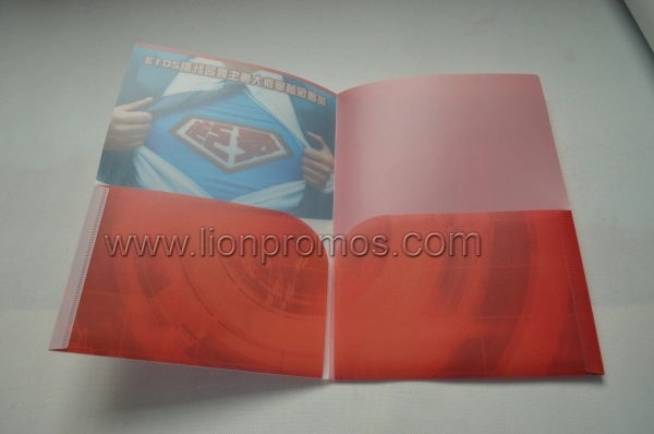 La impresión de logotipo personalizado PP Manila la carpeta de archivos