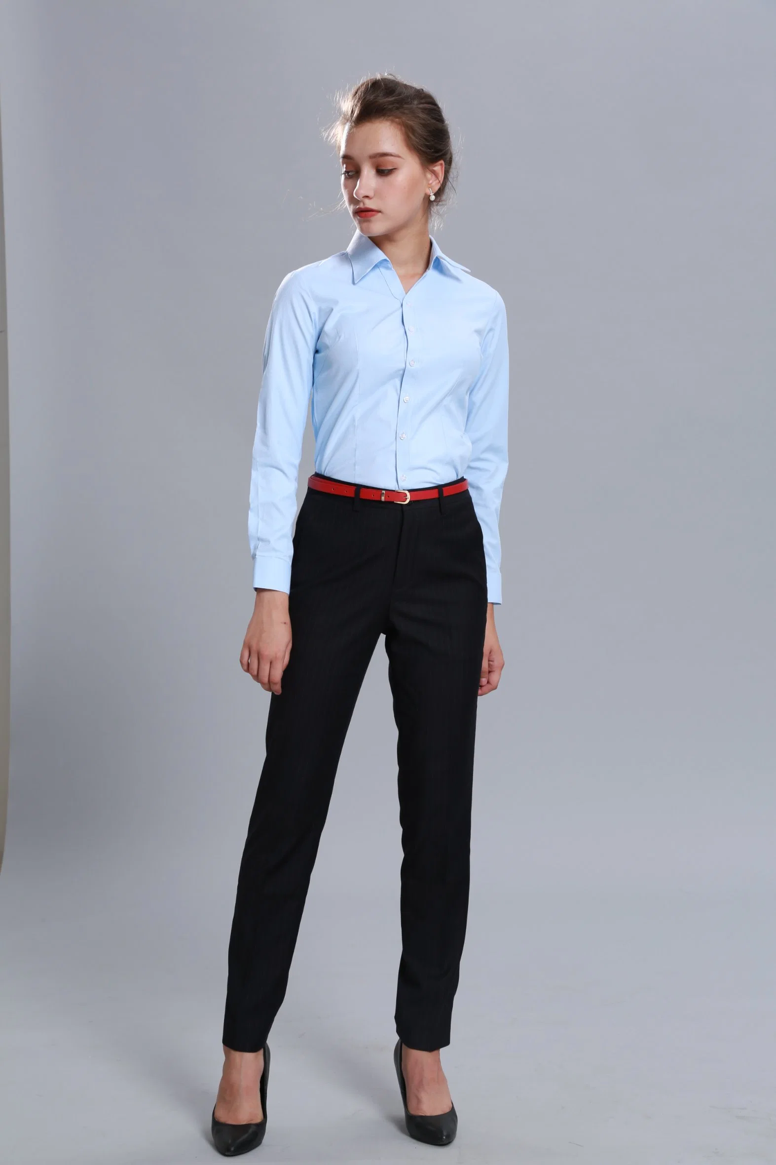 OEM Shirts, Blouse Overalls, Professional Clothes, Long-Sleeved Shirts Wholesale/Supplier Customization