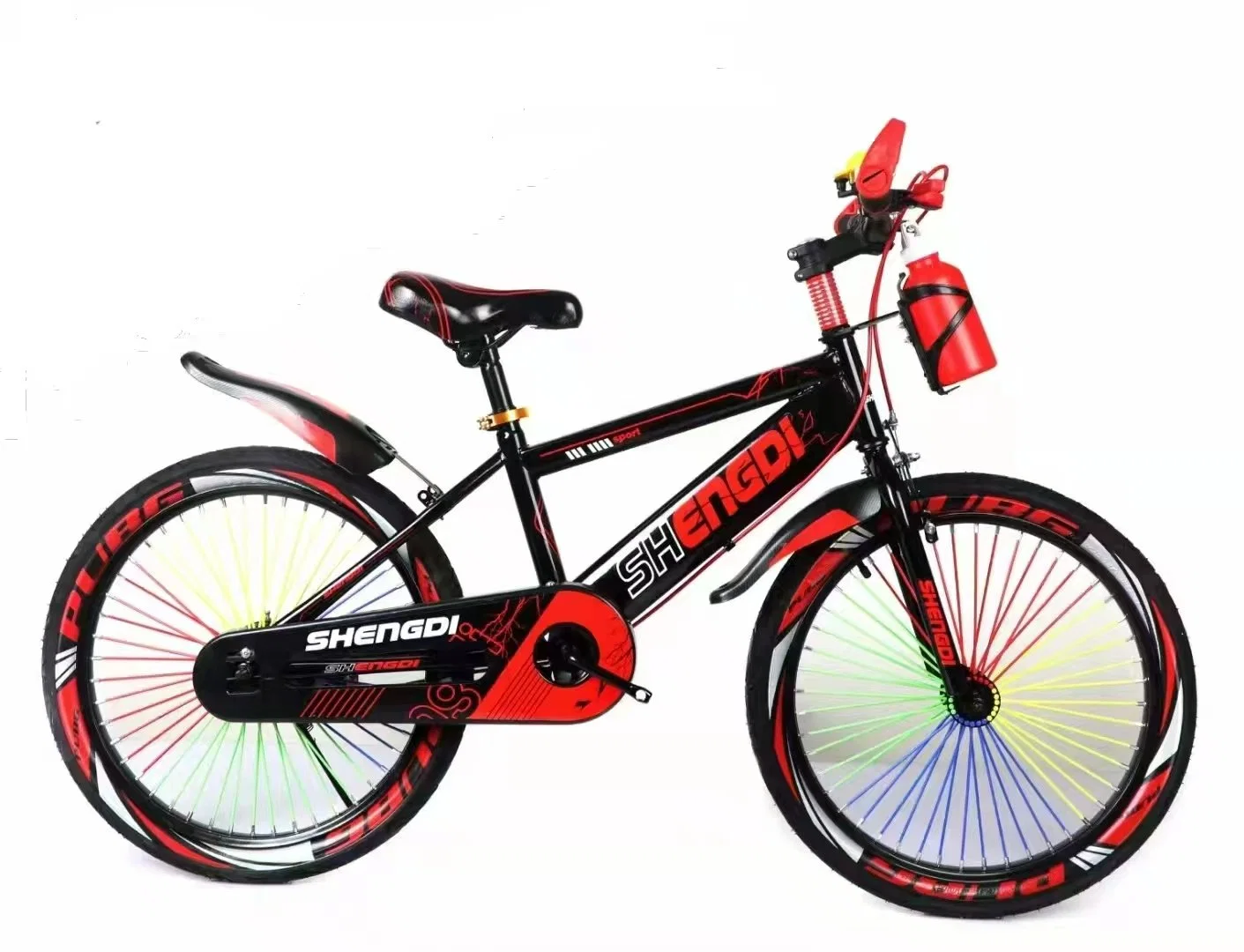 Children Boys Girls Adult Road Racing Mountain Bike Bicycle Aluminum Steel Material (12 "-28")