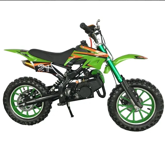 Tire de aleación de inicio y arranque eléctrico de Gas de Mini Dirt Pitbike para niños y adultos