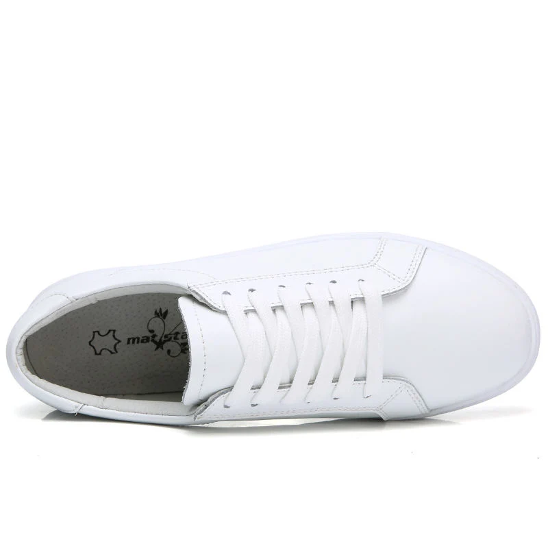 Chaussures pour hommes avec logo personnalisé, style de marche, blanc, pour homme