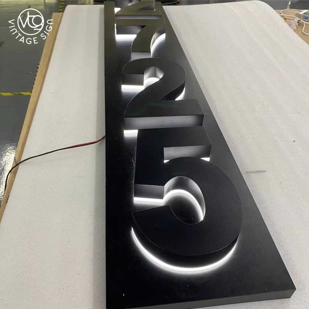 Signboard Letter Outdoor Sign Companies Steel Light up Letter Signs