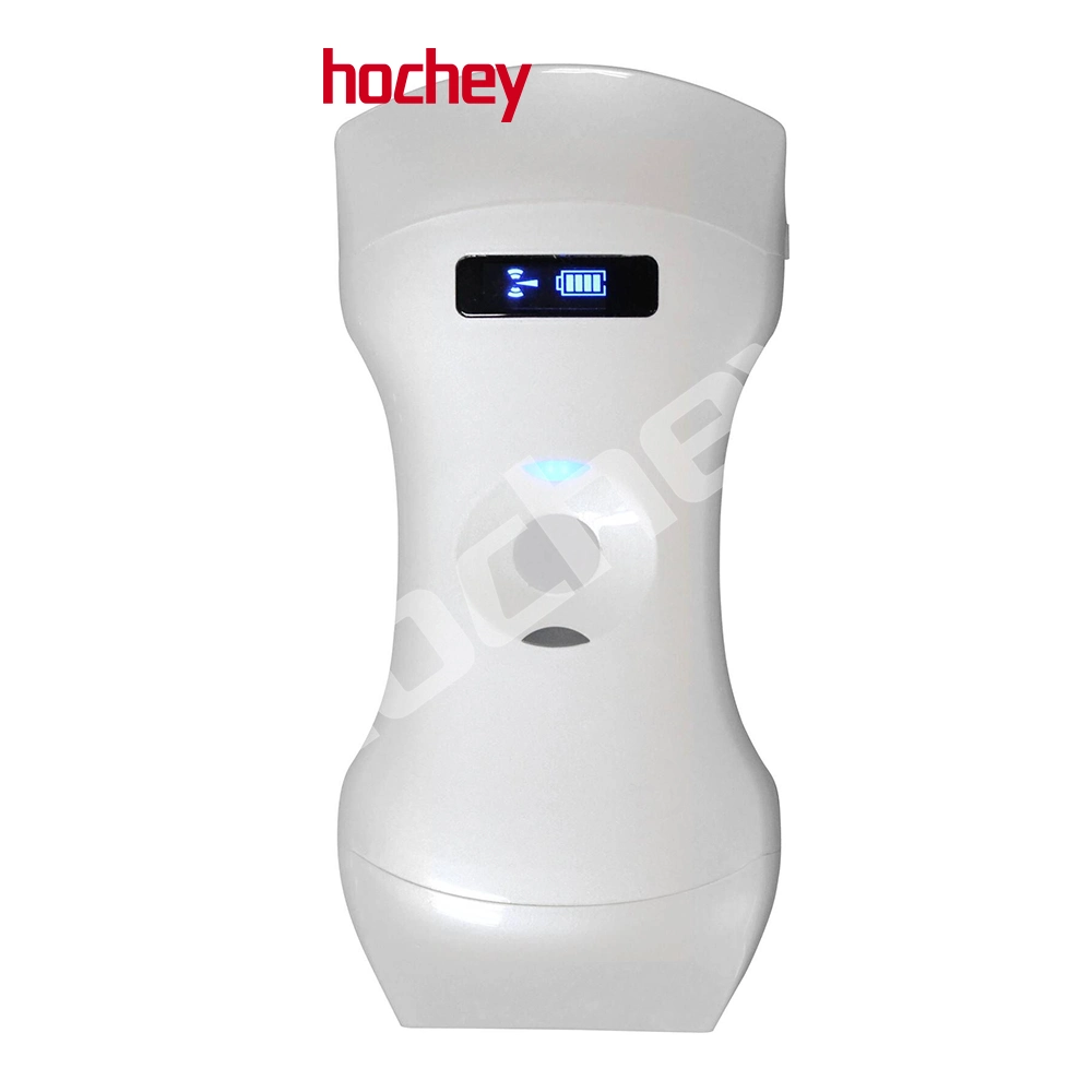 Hochey Medical Equipment Portable 3 em 1 linha cardíaca convexa Scanner de ultrassons portátil mini sem fios Doppler a cores