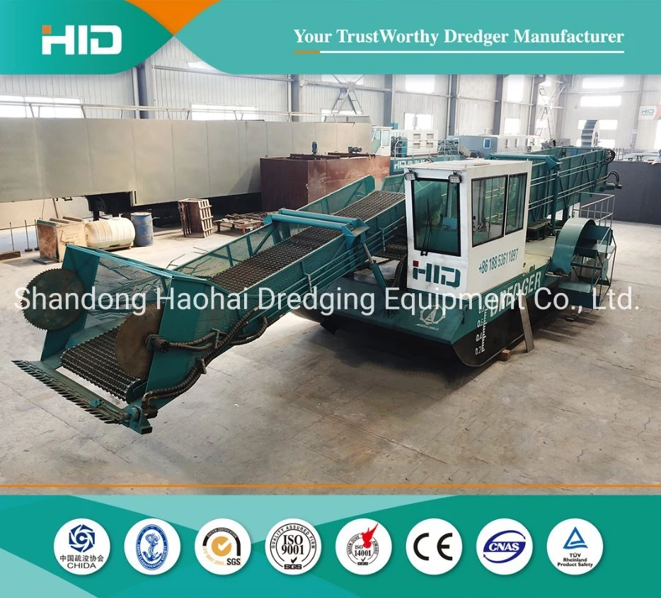 HID Mowing Vessel Water Hyacinth Collecting Boat / Ship / Vessel Garbage Salvage Weed Cutting Machine Equipment Plant Harvester Aquatic Weed Harvester Machine