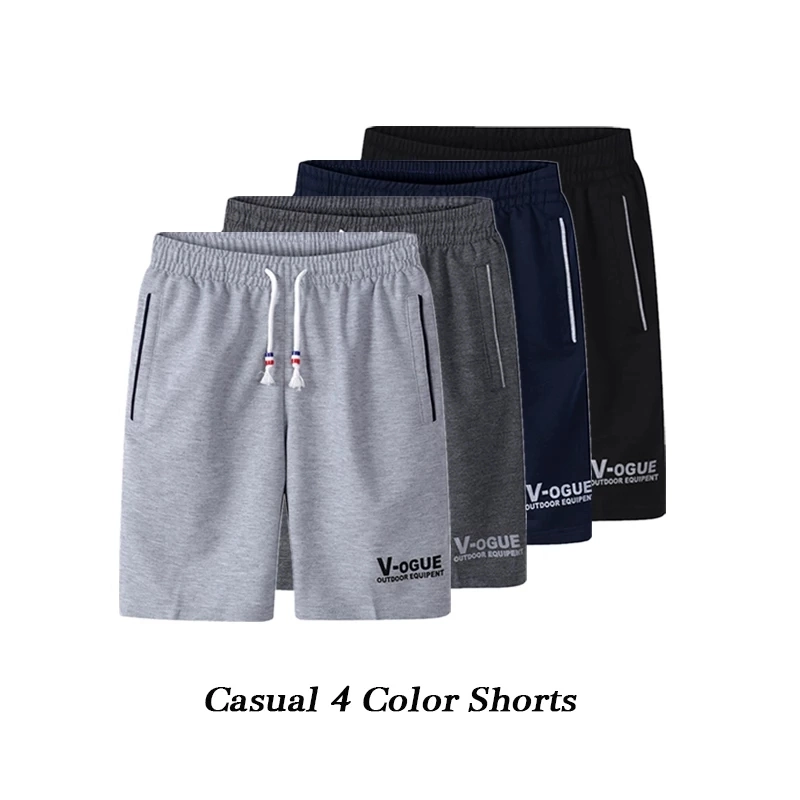 Último estilo pantalones cortos deportivos running Gym algodón Casual Hombre Verano Pantalones cortos