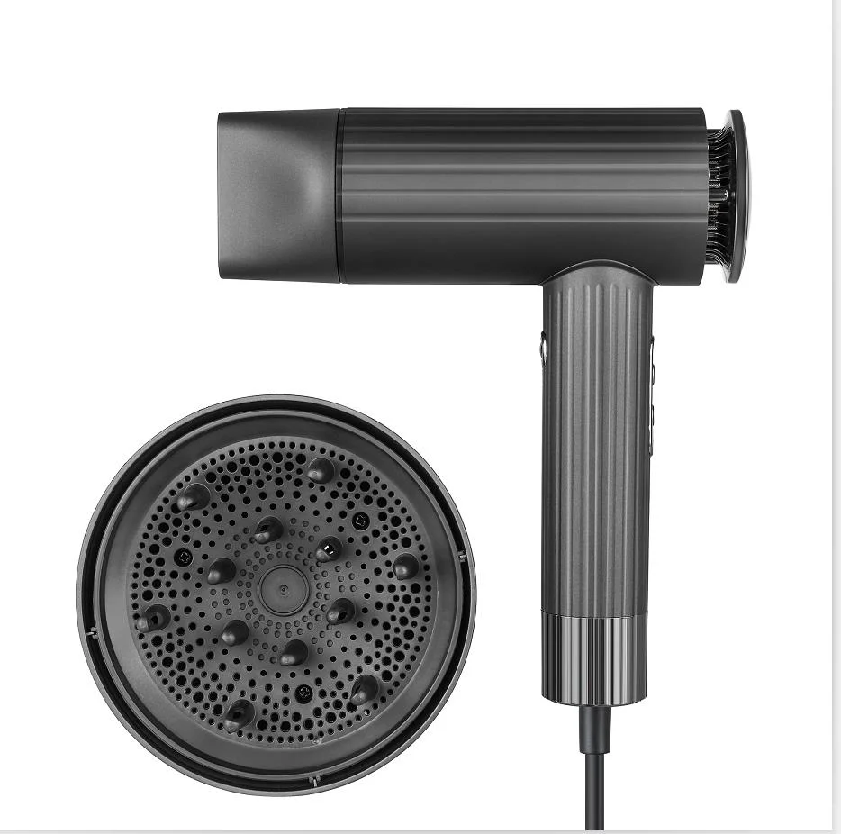 Factory Direct Sale High Powwither Hair Dryer Household Blow Salon Dryer Negative Ion Electrical Portable Hair Blow Dryer with LCD