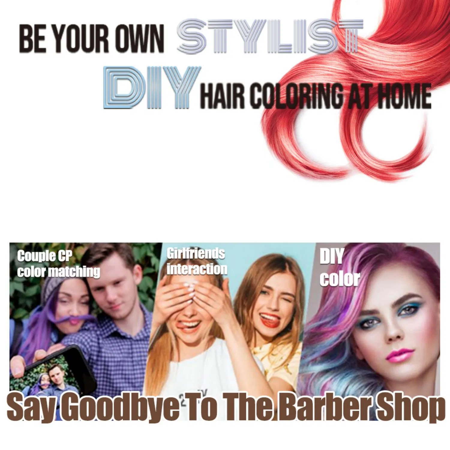 2022 Hot Selling Customizable Hair Care Product Natural Hair Dye