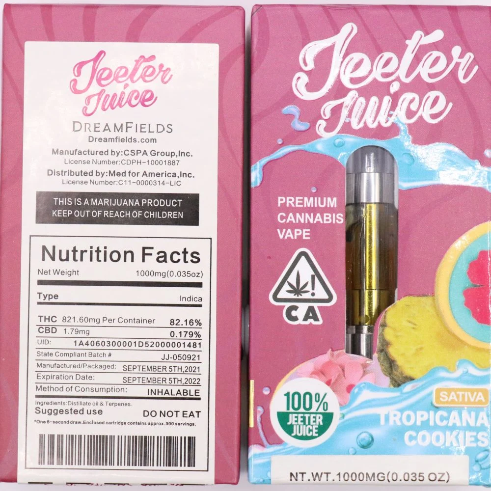 Horchata Jee Ter Juice Premium Liquid Diamonds Cartridge 1000 Mg Einmal-Vape-Patrone Für Vape Pen