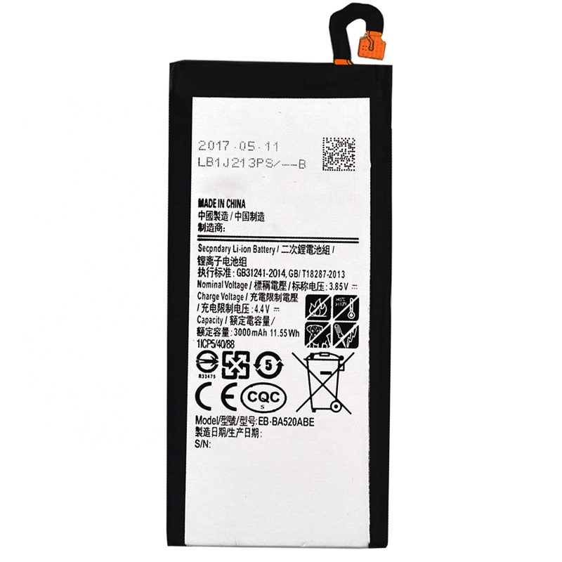 Batería de recambio celular Eb-Ba520abe 3,85V 3000mAh para A5 de 2017 A520