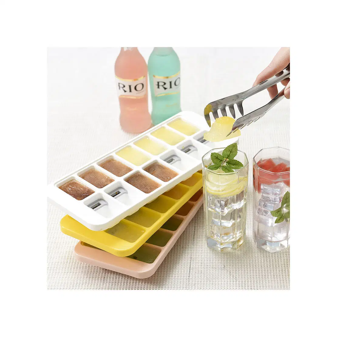 Kitchen Accessories Ice Cube Mold Silicone Ice Cube Tray