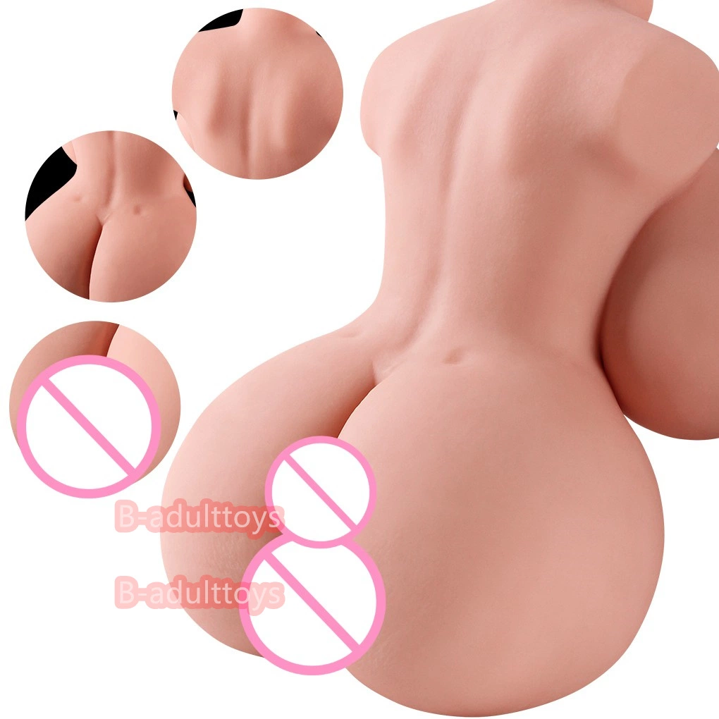 2023 Top Quality Life Size Love Doll Half Body Artificial Vagina Anal Sex 3.5kg Nipples with Holes for Sex